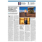 XCMG's Electric Mining Push Featured in The Australian Financial Review
