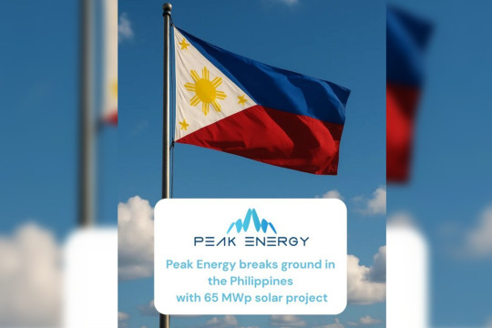 Peak Energy breaks ground in the Philippines with 65 MWp solar project