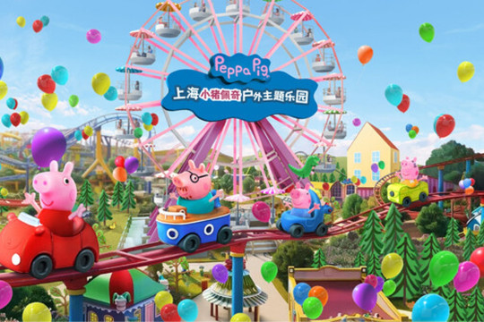 Taman Hiburan Luar Ruang Peppa Pig Terbesar di Dunia Segera Dibangun Di Shanghai