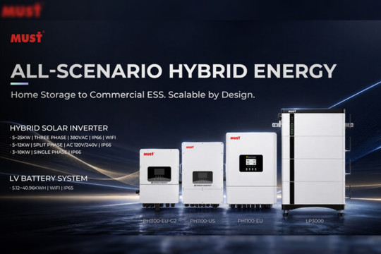 MUST Debuts All-Scenario Hybrid Energy Series at SNEC 2026
