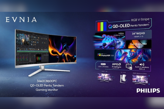 Play Without Limits, Create Without Compromise: Philips Evnia 34M2C8600PC Redefines Gaming & Creator Workspace