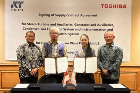 Toshiba Raih Kontrak Pesanan Peralatan Baru untuk PLTP Patuha di Indonesia