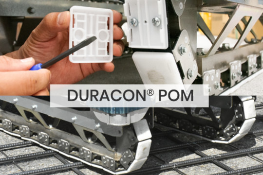 DURACON(R) POM dari Polyplastics Diadopsi untuk Sistem Transportasi Crawler Terobosan