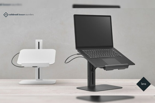 Colebrook Bosson Saunders Officially Launches Lana, A Circular Ergonomic Laptop Stand for the Hybrid Generation