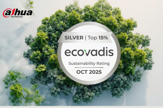 Dahua Technology Raih Medali Perak dari EcoVadis atas Kinerja Keberlanjutan