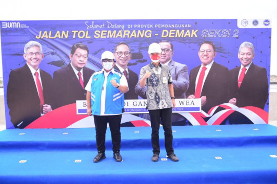 PTPP Pacu Pembangunan Tol Semarang-Demak
