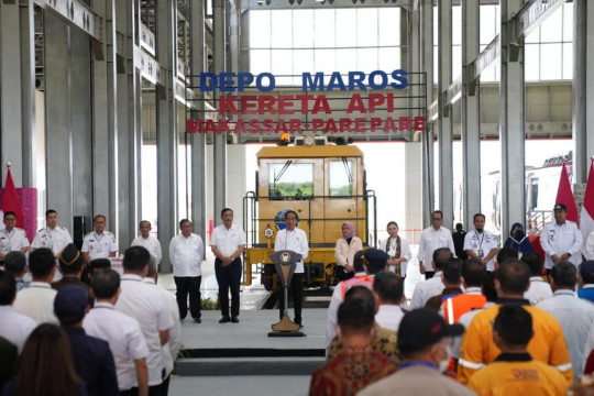 PTPP Tuntaskan Pembangunan Fasilitas KA Makassar - Parepare