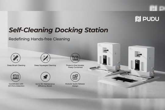 Pudu Robotics Launches Self-Cleaning Docking Station for PUDU CC1 Series - Redefining Hands-Free Cleaning