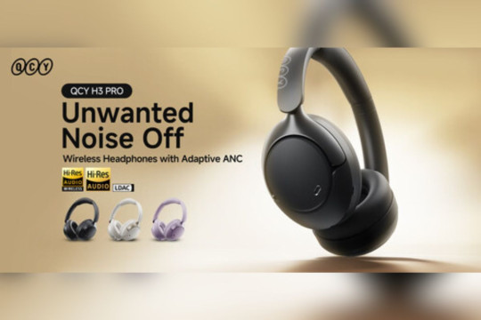 QCY H3 Pro: Audio Berkualitas "High-Fidelity" dan Fitur "Noise Cancellation" 50 dB