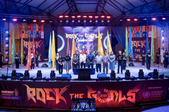 United Nations Rock the Goals in Malaysia