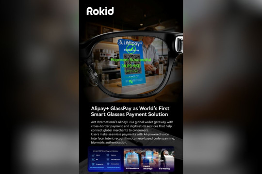 Rokid dan Ant International Umumkan Integrasi Fitur Pembayaran Kacamata Pintar