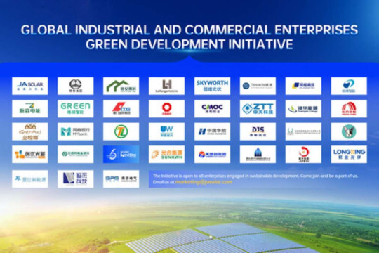 JA Solar Luncurkan "Global Industrial and Commercial Enterprises Green Development Initiative"