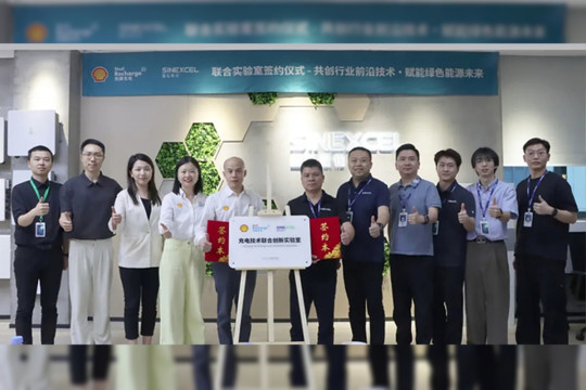 Shell Recharge and SINEXCEL Launch Joint Innovation Lab to Accelerate EV Charging Innovation