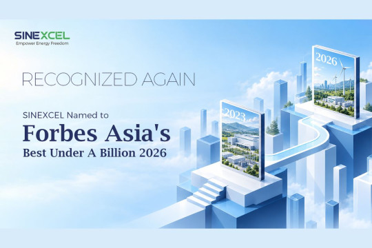 SINEXCEL Kembali Tercantum dalam Daftar "Forbes Asia's Best Under A Billion 2026" untuk Kedua Kalinya