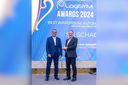 Kolaborasi SSI Schaefer dan Nahdi Medical Company Raih "LogiSYM Award 2024" pada Kategori Otomatisasi Gudang Terbaik