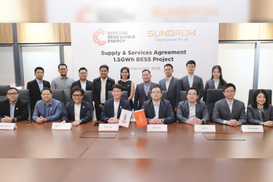 Sungrow and CREC Sign Landmark 1.5 GWh Battery Energy Storage Agreement in the Philippines