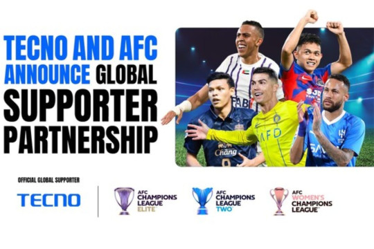 TECNO Jadi Sponsor Global Kompetisi Klub yang Digelar Asian Football Confederation