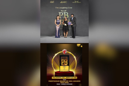 The Laughing Cow - Wilayah Asia Tenggara Raih Penghargaan Prestigious Brand of Asia 2024-2025