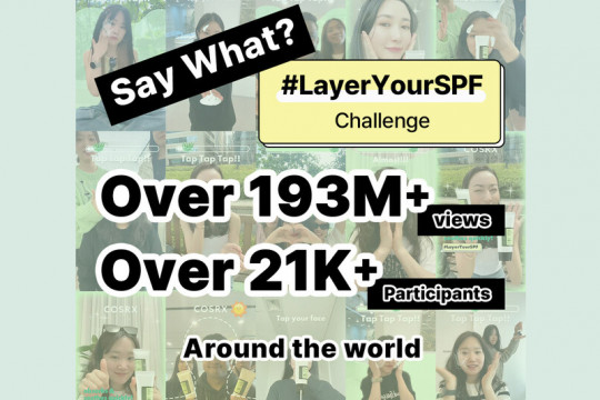 Program TikTok #LayerYourSPF dari COSRX Ditutup dengan Rekor Luar Biasa, Hasilkan 193+ Juta "View" di TikTok