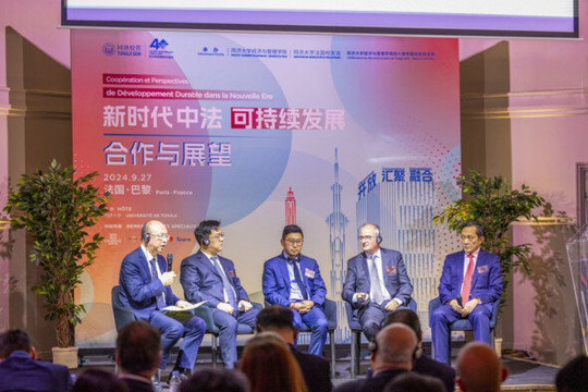 Forum on "Cooperation and Prospects for Sustainable Development in the New Era" hosted by Tongji University in Paris