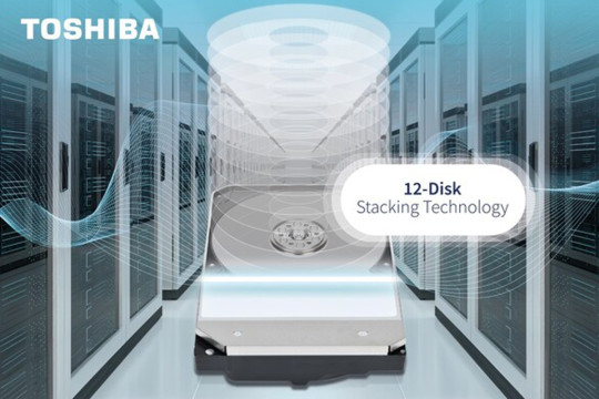 Toshiba First in Industry to Verify 12-Disk Stacking Technology for Hard Drives