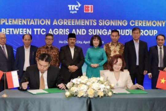 TTC AgriS dan Sungai Budi Tingkatkan Kerja sama Strategis Vietnam-Indonesia, Promosikan Model Pertanian Sirkular