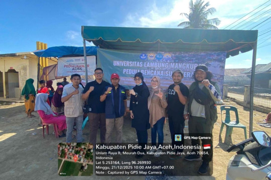 Tim Multidisiplin Universitas Lambung Mangkurat Berikan Layanan Kesehatan untuk Penyintas Bencana Banjir di Aceh