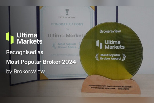 Ultima Markets Recognised as Most Popular Broker 2024 by BrokersView