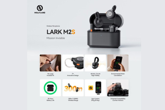 Hollyland Unveils the LARK M2S: Ultra-Mini Wireless Microphone That Seamlessly Conceals into Your Outfit