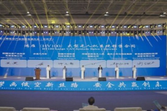 Pesawat Terbang Sipil Tanpa Awak Berkapasitas Ton Buatan Tiongkok Raih Pesanan Perdana di Pasar Luar Negeri