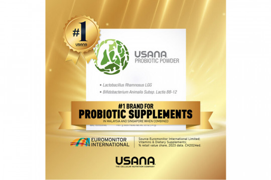 Euromonitor International names USANA Malaysia and Singapore Top #1 Brand for Probiotic Supplements When Combined