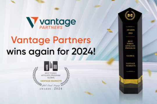 Pencapaian Terbaru Vantage Markets: Raih Gelar "Wins Best Forex Affiliate Program" di Global Brand Awards 2024