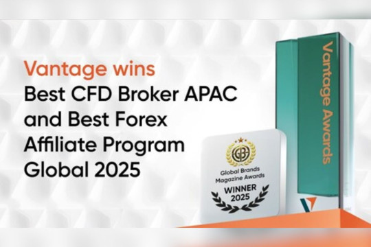 Vantage Markets Mendapatkan Penghargaan di Ajang Global Brands Magazine Awards 2025