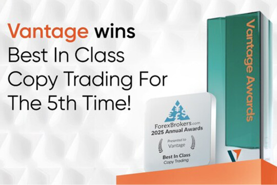 Vantage Wins "Best in Class" Award for Copy Trading for Fifth Consecutive Year