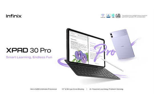 Infinix Globally Launches XPAD 30 Pro: The Ultimate All-Round Companion for Youth Learning and Entertainment