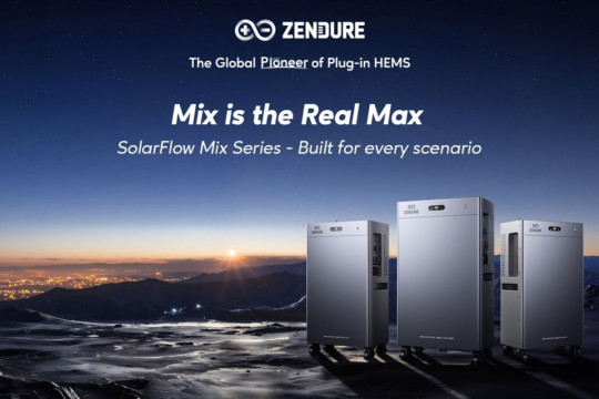 Zendure Luncurkan Seri SolarFlow Mix di Eropa, Tiga Sistem Penyimpanan Energi untuk Rumah dalam Satu Platform