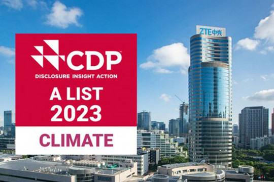 ZTE tercantum dalam "A List" CDP sebagai pemimpin aksi iklim